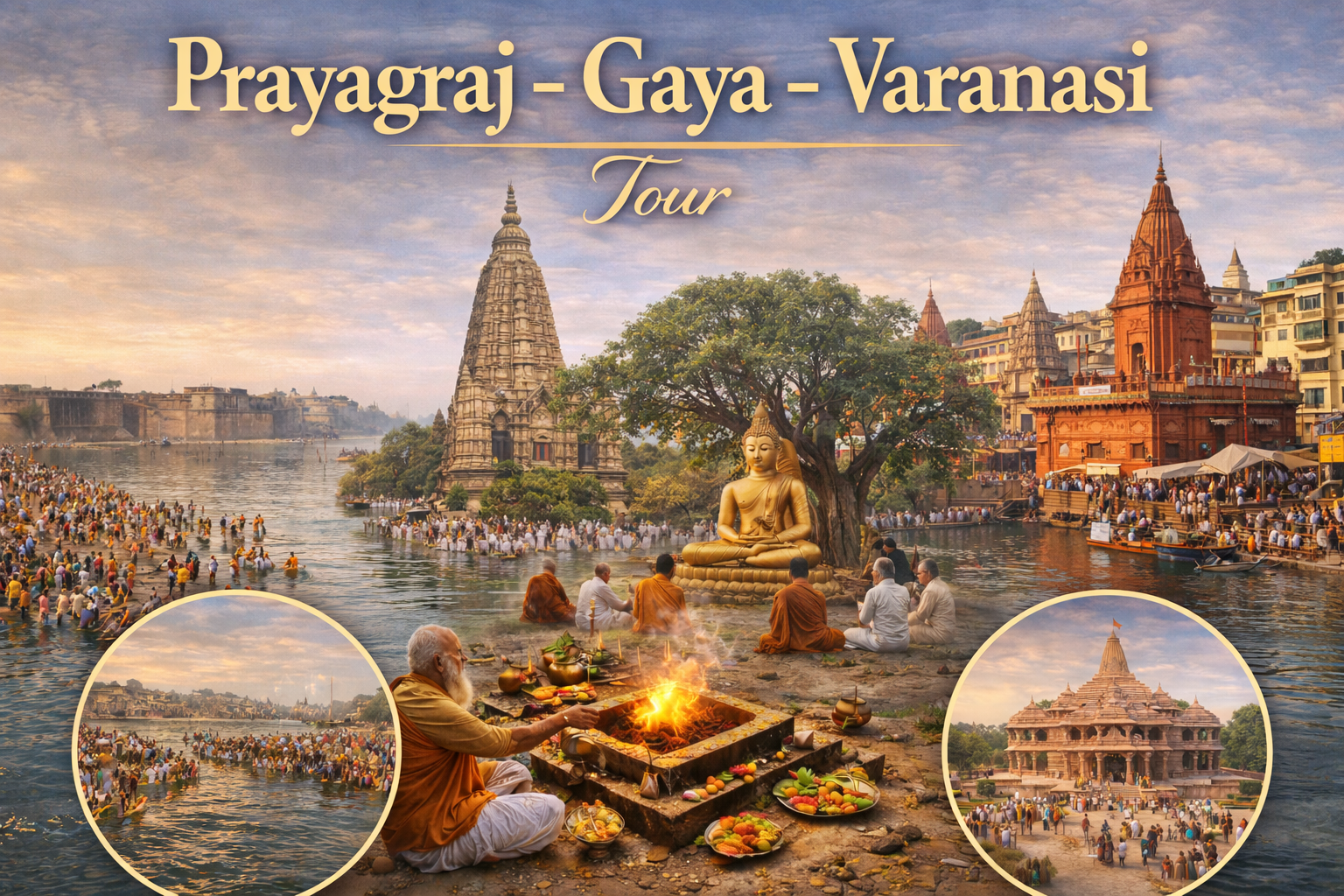 Gaya Varanasi Prayagraj