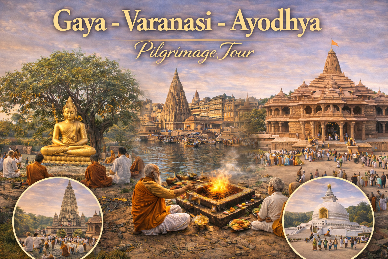 Gaya Varanasi Ayodhya