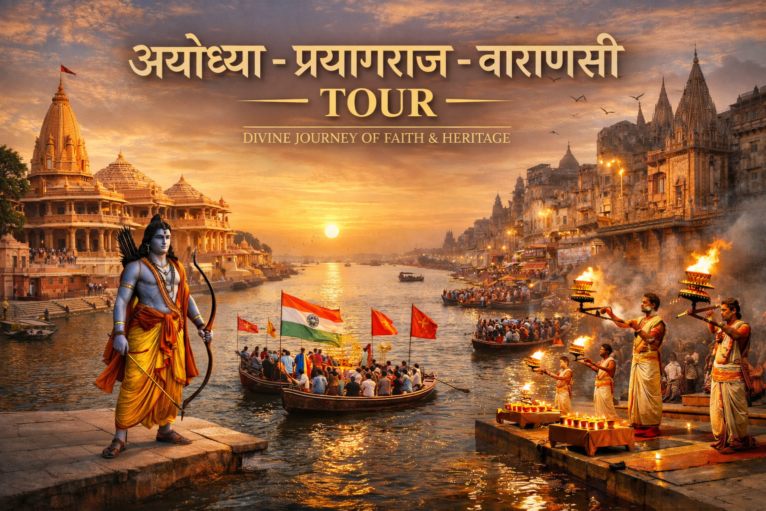 Prayagraj Varanasi Ayodhya